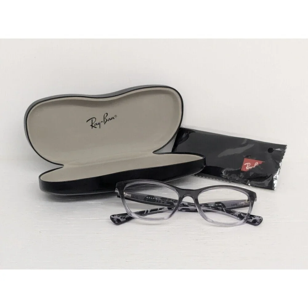 RALPH LAUREN RA7071 1511 Grey Crystal Women’s Eyeglasses Frame 52-16-140